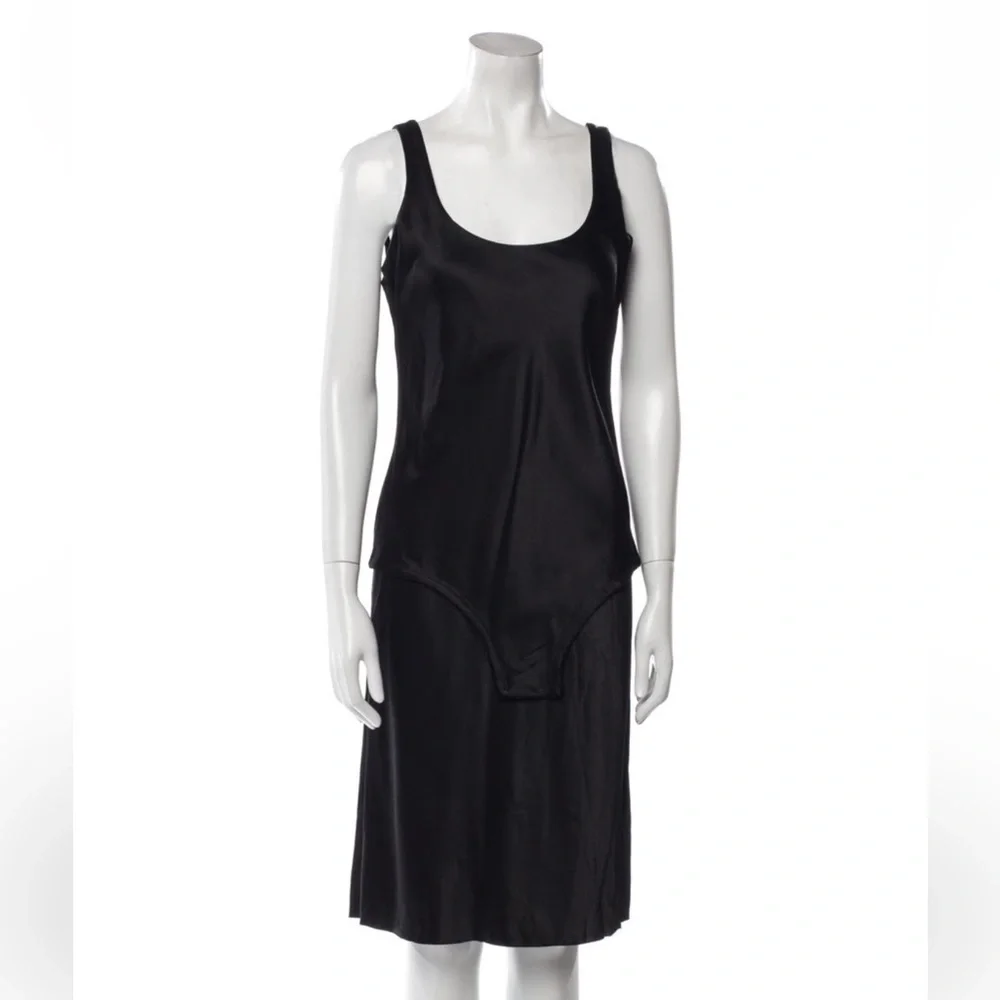 Bevza BIANCA Satin Tank Dress - Picture 3 of 5